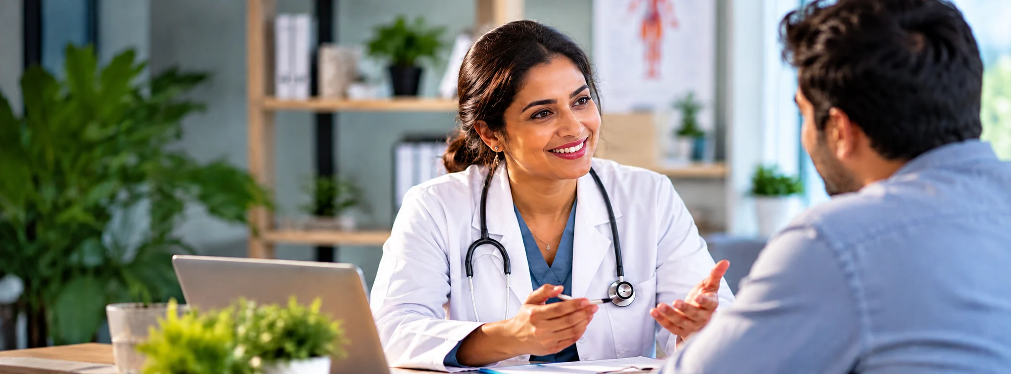 A Distroo Advisor in a consultation