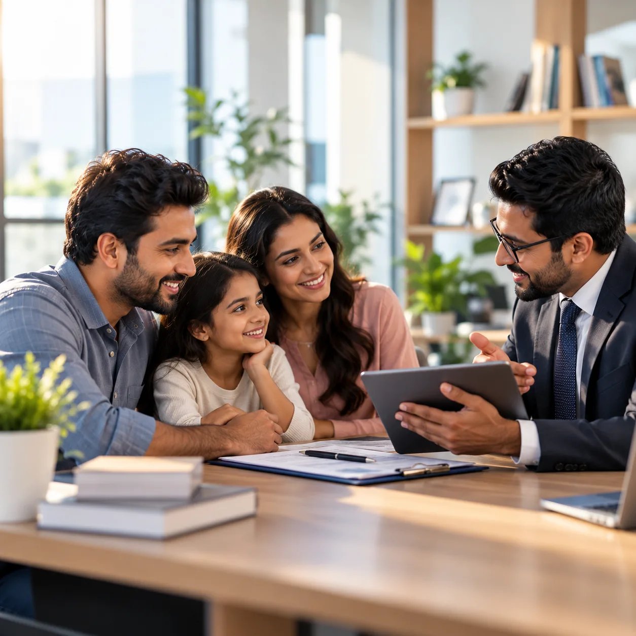 Distroo advisor providing insurance guidance to customers